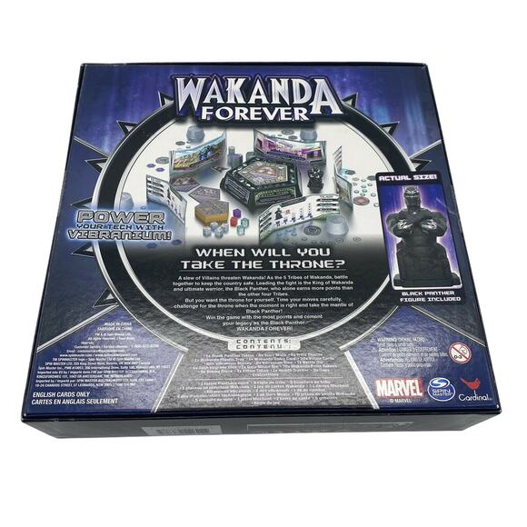 Marvel Wakanda Forever Black Panther Dice Rolling Family Board Game - NEW - Picture 2 of 4